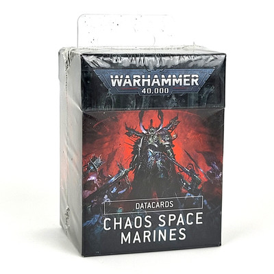 Warhammer 40000 40k - Datacards - Chaos Space Marines - 9th Edition - Sealed