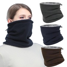 Winter Neck Warmer Gaiter for Men Women Ski Fleece Scarf Windproof Face Mask