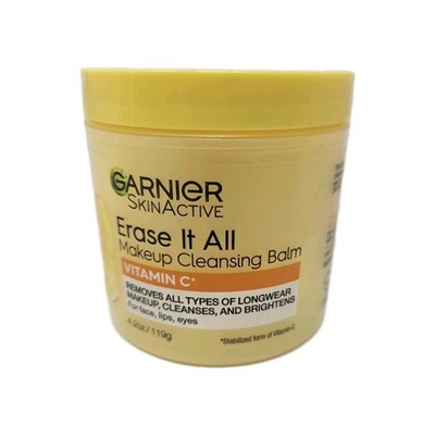 Garnier SkinActive Erase It All Makeup Cleansing Balm Vitamin C 4.2 oz