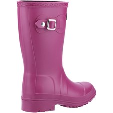 Image of Cotswold Buckingham Wellington Berry PVC Wellingtons, Buckle Detail