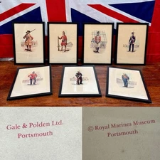Royal Marine Prints by Charles Stadden for the Royal Marine Museum Portsmouth