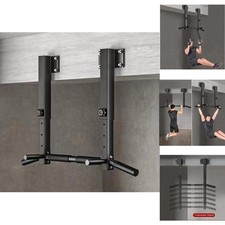 Heavy-Duty Wall Mount Pull Up Bar Multi-Grip ...