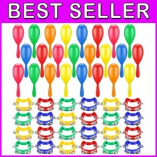 Shaker Musical Instruments Bundle: Tambourines  Maracas