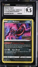 Pokémon TCG Galarian Moltres SWSH125 Prerelease Promo Evolving Skies CGC 9.5 on eBay