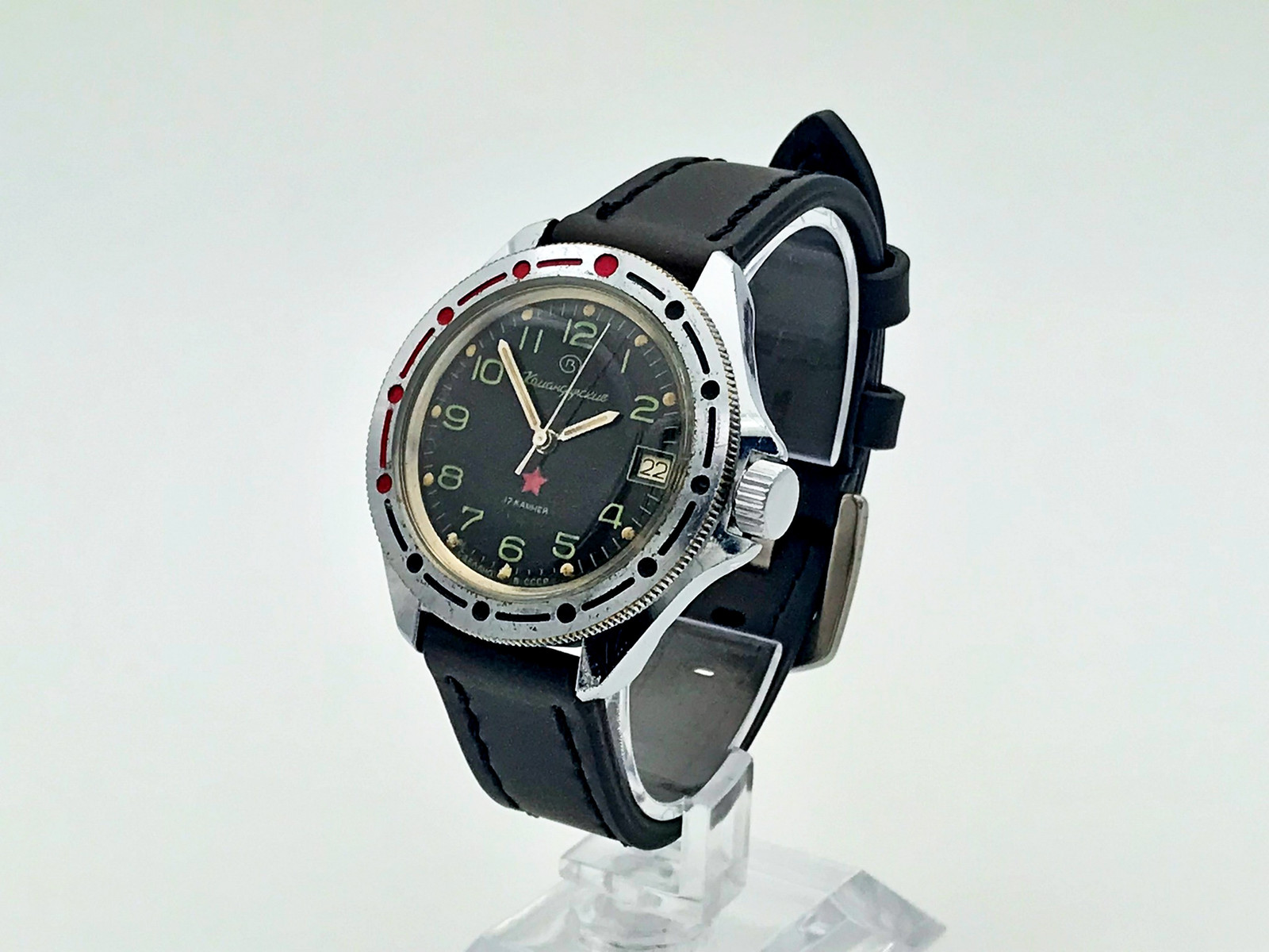 WOSTOK Komandirskie 2414A Vintage Wristwatch Vostok USSR Serviced Watch