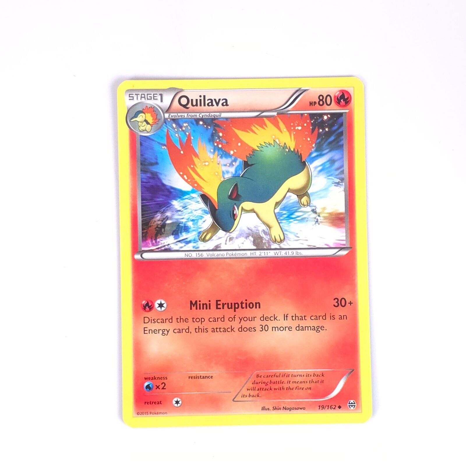 Quilava 19/162 Pokemon XY - BREAKthrough Uncommon NM