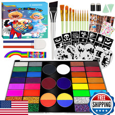 Face Painting Kit for Kids - 42 Colors Washable Face Paint Crafts Gifts