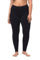 Leggings Damen Ulla Popken 46-48 Eu, Blauschwarz, Stretch, Hose