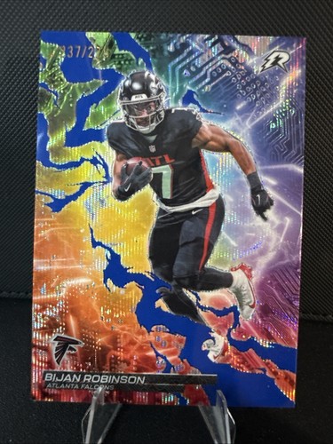 2025 Topps Resurgence Bijan Robinson Circuit Breakers Navy Surge /275 Falcons
