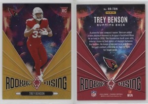 2024 Panini Phoenix Rookie Rising Gold /10 Trey Benson #RR-TBN RC