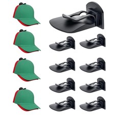 8 Pack Adhesive Hat Hooks for Wall   Strong Hold Hat Rack for Baseball Caps ...