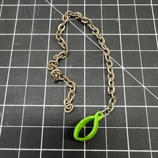 Vintage 1985 MOTU Dragon Blaster Skeletor Green Chain & Cuff