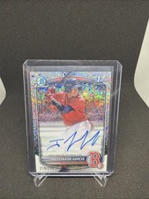 2025 Bowman Chrome Jhostynxon Garcia 1st RC Auto Speckle Refractor /299 MLB DB