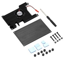 2 Orange Pi 5/5B Aluminum Cover Case Base Active Passive Cooling Heatsink Kit