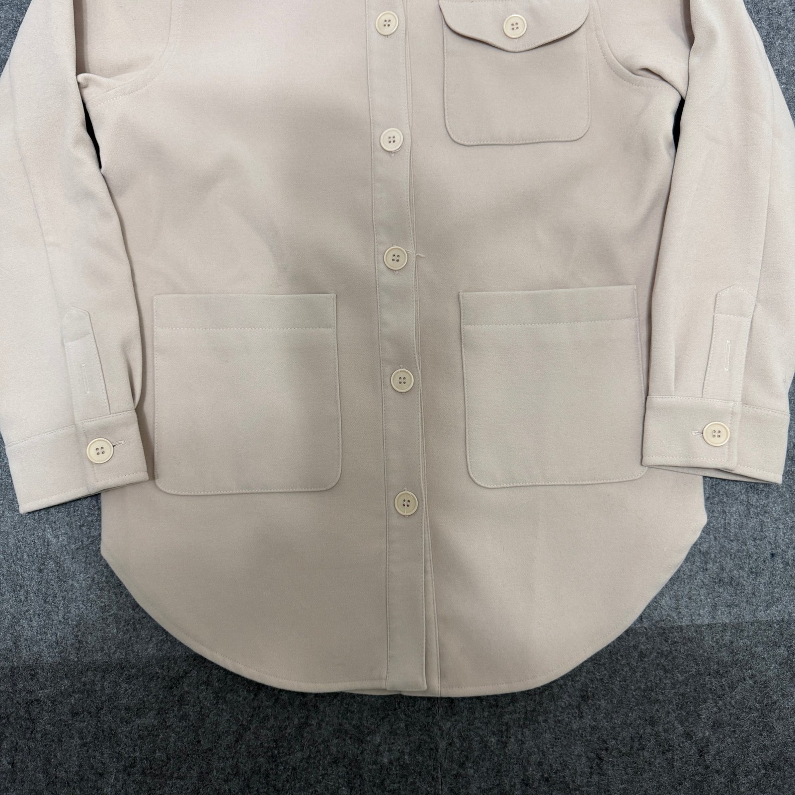 Phase Eight Beige Button-Up Jacket/Shacket UK 8 P… - image 7