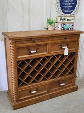 Solid Pine Wine Cupboard With Drawers, FREE DELIVERY NORFOLK AND SUFFOLK