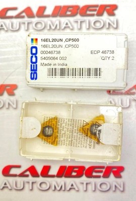 SECO 16EL20UN CP500 Pack of 2 Carbide Thread Inserts Qty13 (NEW)