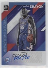 2019 Panini Donruss Optic Signature Series Purple Prizm Marial Shayok Auto qc6