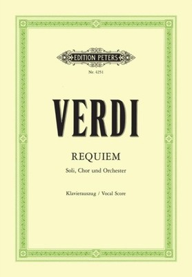 REQUIEM VOCAL SCORE by GIUSEPPE VERDI Hardback Self Help Business