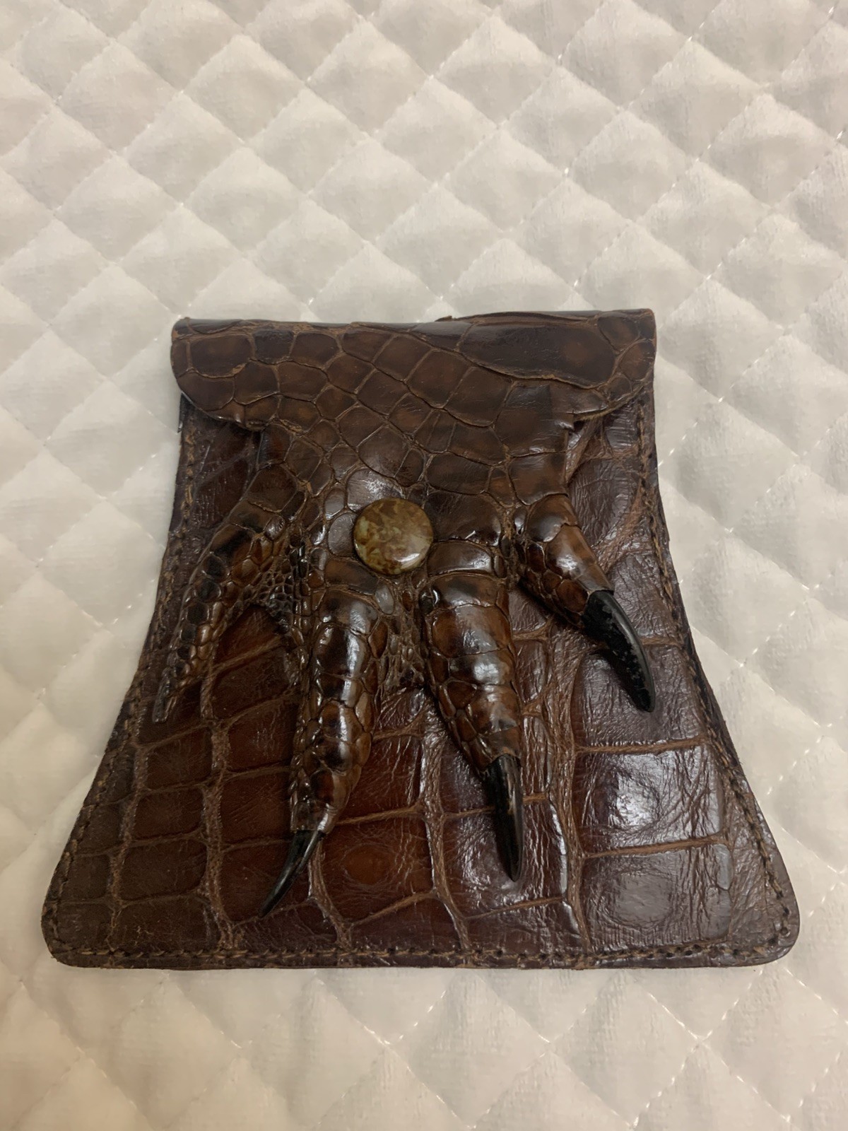 Genuine Alligator Claw Coin Purse 1930’s Antique/Vtg Collectible