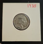 1935 Buffalo Nickel 5C Head Five Cents Coin Circulated Uncertified Ungraded 213