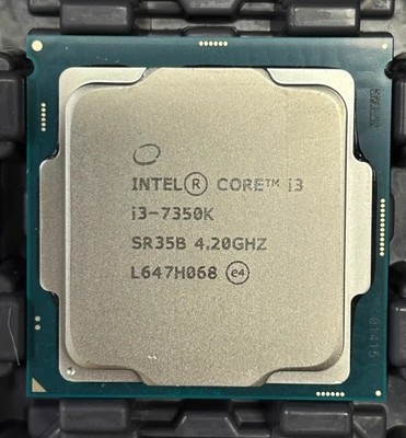 Intel Core i3-7350k LGA 1151 CPU processor Kaby Lake