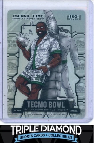 2026 Bo Jackson Battle Arena Tecmo #SC545 Island Time Silver Coin BF Steel AG907