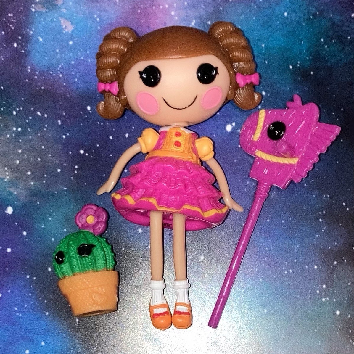 LALALOOPSY LITTLES COWGIRL PRAIRIE DUSTY TRAILS MINI FIGURE & PET