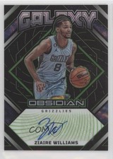 2022-23 Obsidian Galaxy Ink Electric Etch Green 10/25 Ziaire Williams Auto 1a07