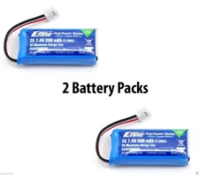 Latest 2 Packs of E-Flite MCP X BL 200mAh 2S 7.4V 30C LiPo Battery # EFLB2002S30