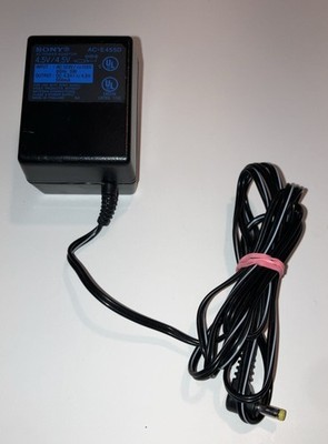 OEM Sony AC-E455D 4.5V 500mA Power Supply for CD Discman MD Minidisc MP3 Tested