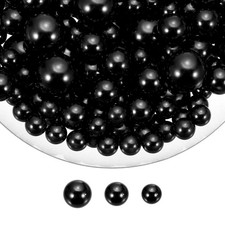 150 Pcs Pearl Bead for Vase Filler, 20/14/10mm Floating Beads Black 
