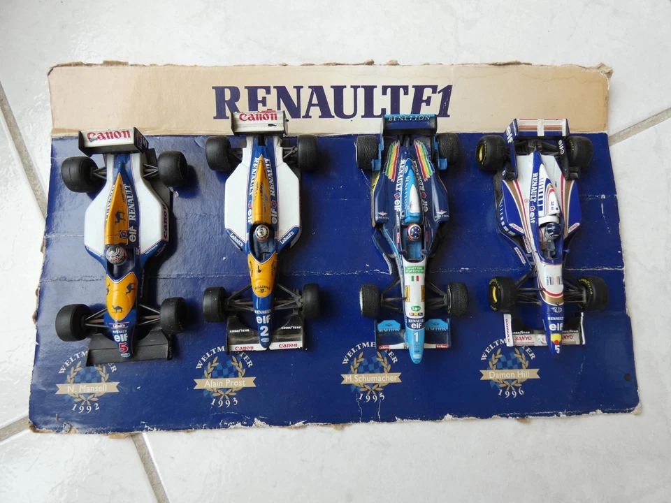 Coffret Renault F1 Williams FW14 FW15 FW18 Benetton B195 1/43 Onyx Minichamps - Immagine 2 di 4