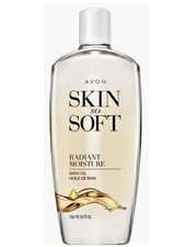Avon Skin So Soft SSS Radiant Moisture Bath Oil Bonus Size 25 fl oz