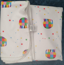 Elmer the Elephant Blanket 70x100cm baby Matalan