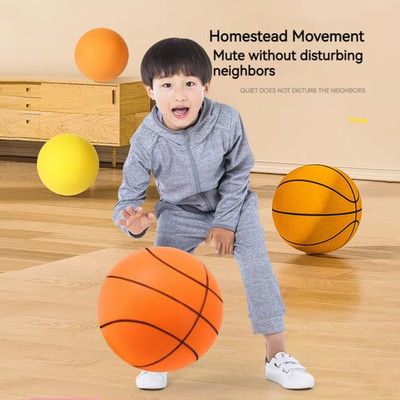 Schaumstoff leiser Basketball Kinder stummer Hüpfball, drückbar