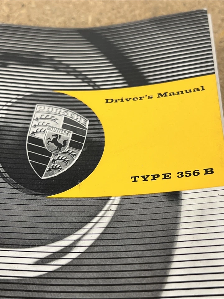 Porsche 356 B manual del propietario 1963 Foto 2 de 4