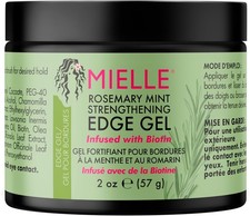 Mielle Rosemary & Mint Edge Control Gel - Strong Hold Hair & Edge Gel for Women