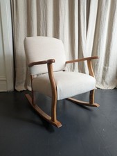 Vintage Children's Rocking Chair, new upholstery