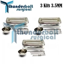 3 HRT Trocar kit 3.5mm 3 kits ,Hormone Replacement Pellet Insertion Kit 3 Sets