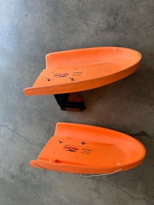 Big Jon Otter Boats (2)  - planer boards for trolling - Used, nice shape