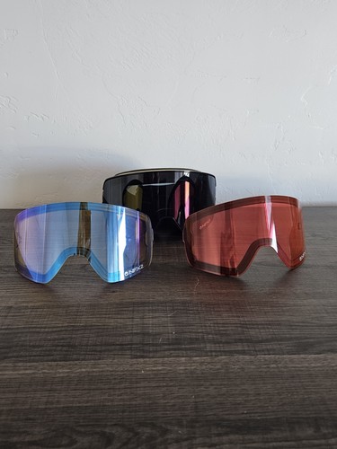 Clean GUC Dragon NFX2 Ski Goggles With Extra Lens And Soft Bag