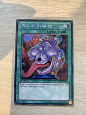 Yu-Gi-Oh! TCG Pot of Avarice LCJW-EN290 Secret Rare 1st Edition LP