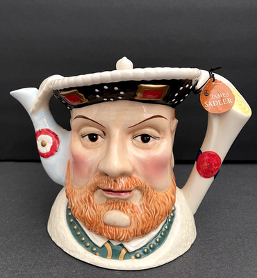 Vintage James Sadler Henry VIII Teapot Characters of Britain Collectors Tea Pot