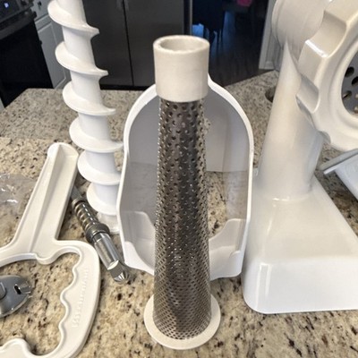 Various Kitchen Aid Stand Mixer Attachments - White & Manuals
