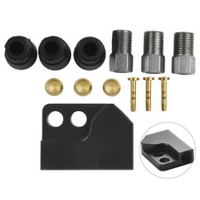 Versatile Aluminum Alloy Brake Cable Tee Adapter for Electric Vehicles