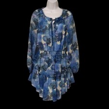 LoveShackFancy Dress Saphire Berry Fairy Silk Coquette Twee Feminine Floral Boho