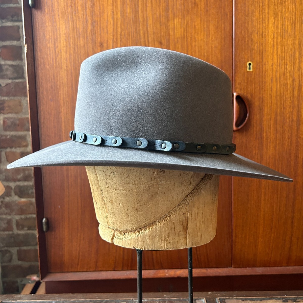 帽子 homegame SUFitted LongBrimHat gray 7-1/2 Vented Hard Hat , Full Brim Style, Ratchet Suspension, Class