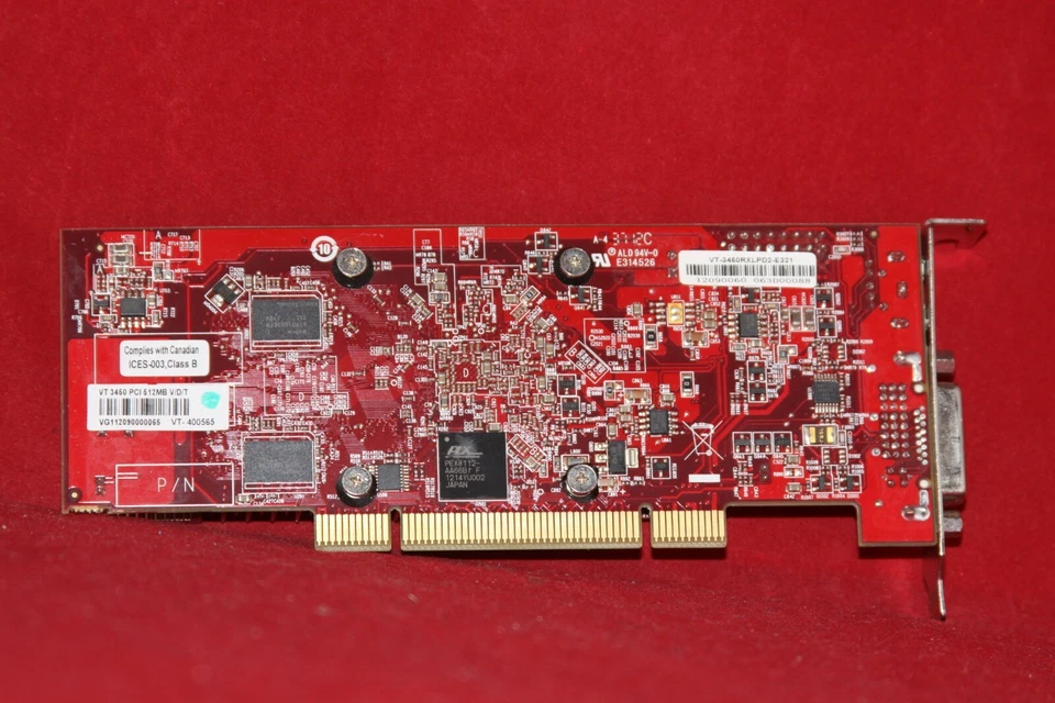 Low Profile, Visiontek ATI Radeon HD3450, 512MB, PCI Graphics Card (3450PCI512H) - Image 2 of 4