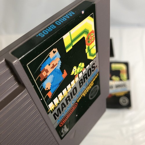 Mario Bros Arcade Classic (Nintendo NES) Black Box Hangtab 5 Screw Non Rev A - Picture 11 of 12